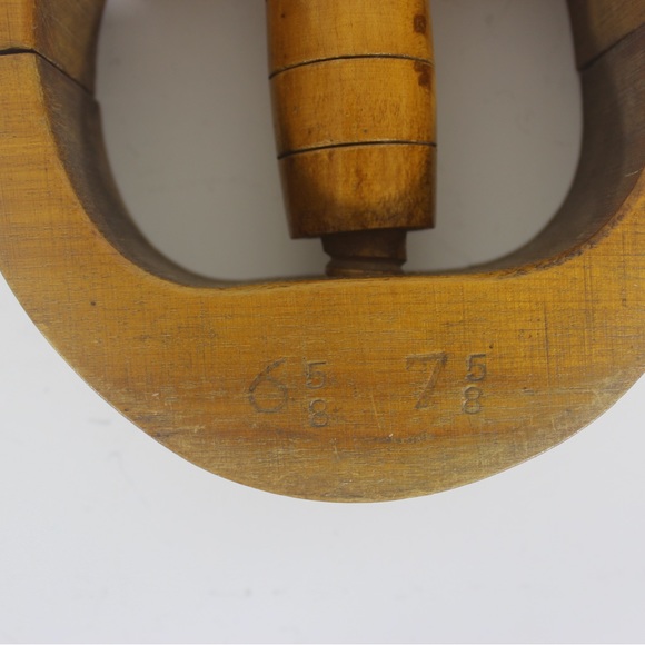 Vintage or antique wood hat stretcher mold millinery display store, wall art - Picture 7 of 10